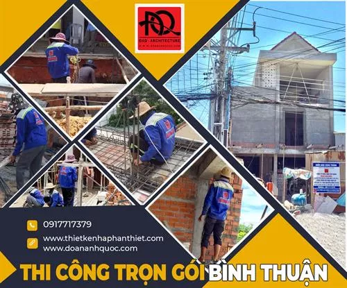 Nhà chú Quyển Phú Hài được thi công trọn gói Phan Thiết Bình Thuận